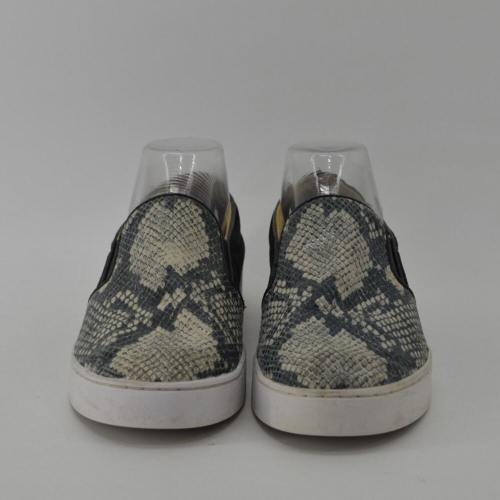 Vionic Womens Sz 8 Suede Slip-On Sneaker Snakeskin Print Black - Picture 5 of 11